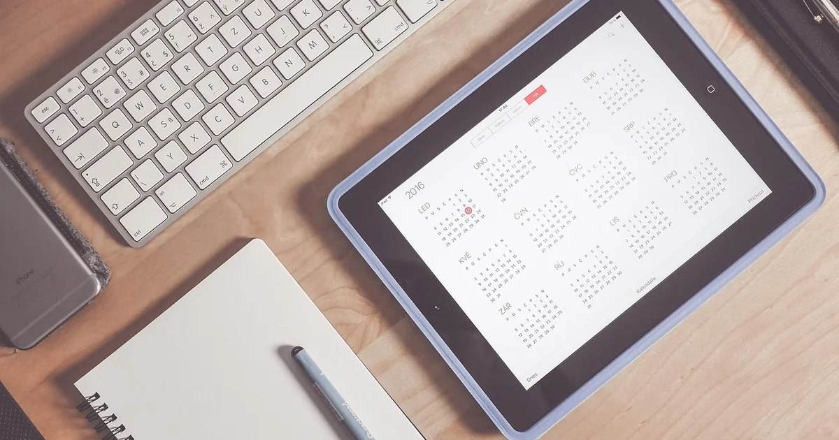 compact calendar display