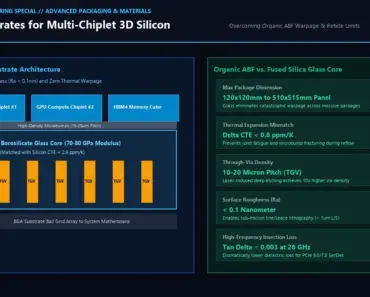 Glass Substrates’ Dirty Secret: Why Organic ABF Warped at 100mm and How Fused Silica Saves Multi-Chiplet AI Silicon