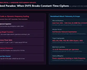 The Hertzbleed Paradox: Why Dynamic CPU Throttling Breaks Constant-Time Cryptography