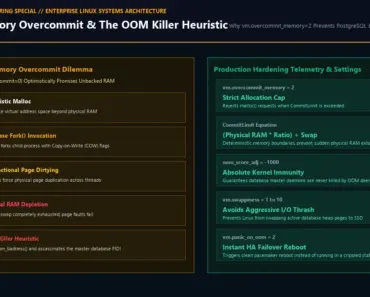 Taming the Linux OOM Killer: The Hidden Mechanics of Memory Overcommit, Badness Scores, and Production Tuning