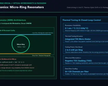 Silicon Photonics’ Thermal Drift Crisis: Why Micro-Ring Resonators Drift 0.1nm/°C and How Closed-Loop Heaters Fix It