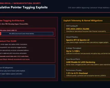 SLAM Under the Hood: How Hardware Pointer Tagging (LAM/UAC/TBI) Reopens Spectre Speculative Exploits SLAM Under the Hood: How Hardware Pointer Tagging (LAM/UAC/TBI) Reopens Spectre Speculative Exploits