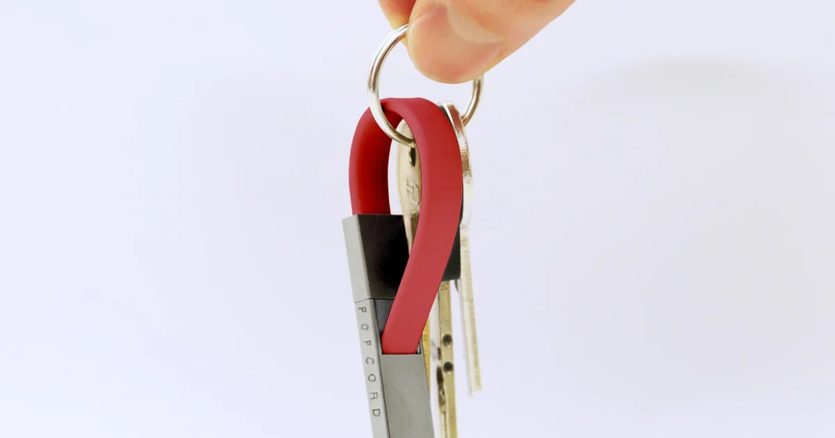 portable keyring cable