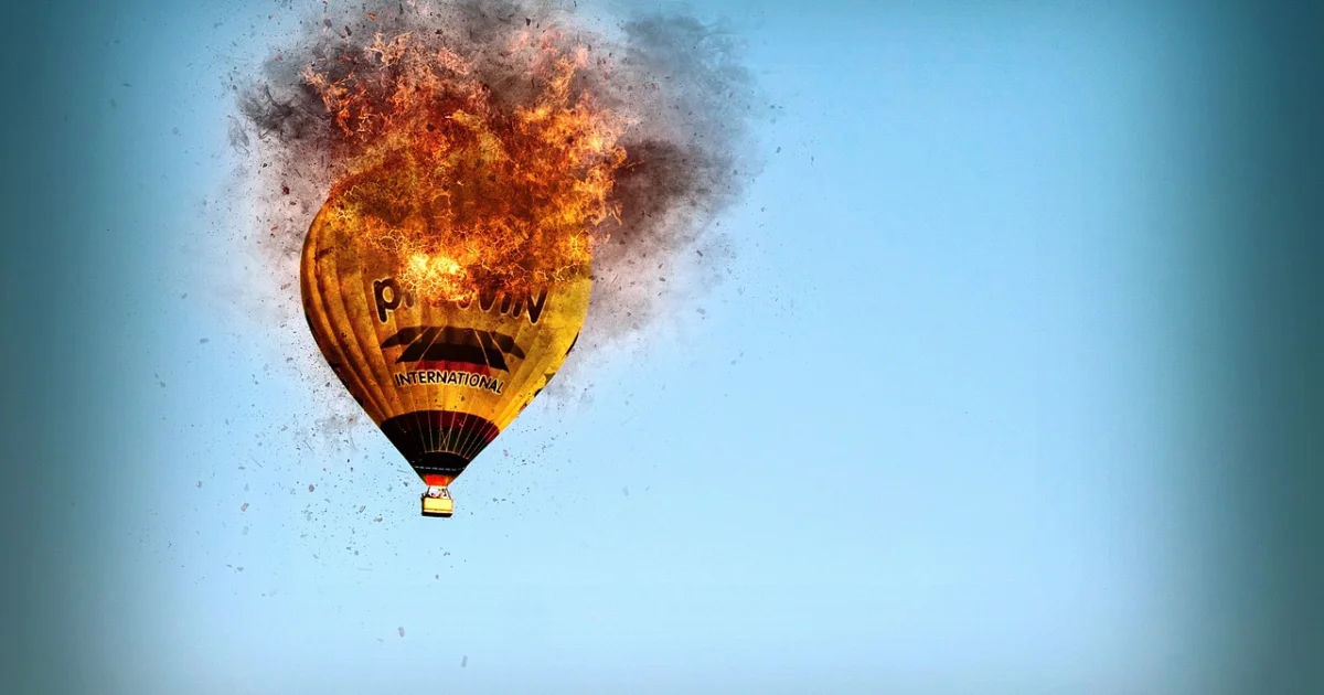 hot air balloon crash